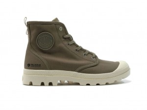 Kozaki Palladium Pampa Hi Zip Organic Damskie Zielone | CEH023146