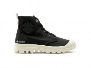 Kozaki Palladium Pampa Hi Zip Organic Męskie Czarne | VTY513890