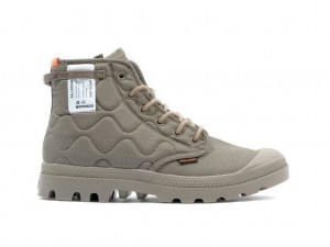 Kozaki Palladium Pampa Re-quilted Damskie Oliwkowe | EBW278340