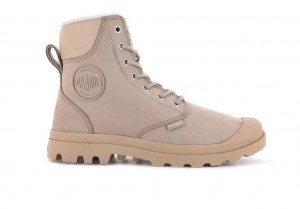 Kozaki Palladium Pampa Sport Cuff Wps Dziecięce Brązowe | ILH185970