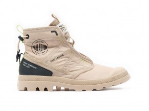 Kozaki Palladium Pampa Travel Lite Rs Dziecięce Desert | JFO764539