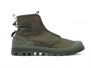 Kozaki Palladium Pampa Travel Lite Rs Męskie Oliwkowe | RHG741893