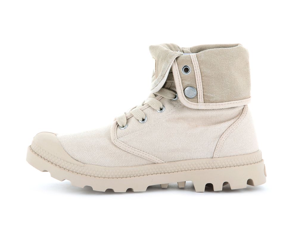 Kozaki Palladium Baggy Damskie Sahara/Safari | JOT315749