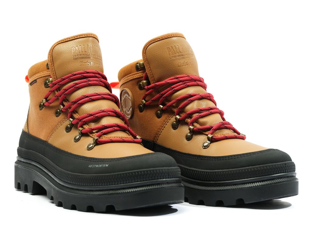 Kozaki Palladium Pallatrooper Hiker Wp+ Dziecięce Apple Cinammon | GZX183490