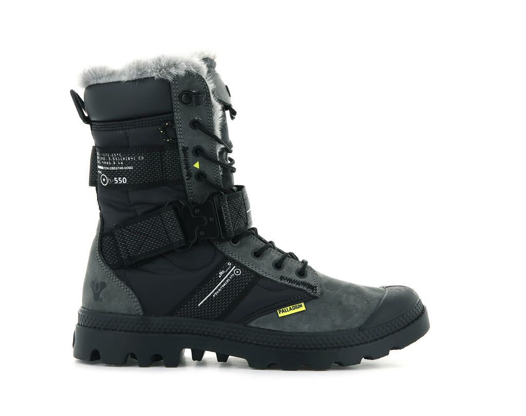 Kozaki Palladium Pampa Europa Tactical X Destiny Damskie Czarne | QKP605142