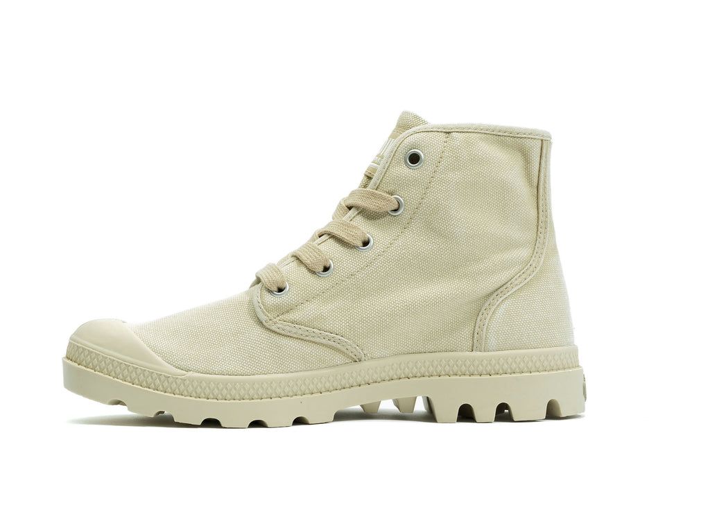 Kozaki Palladium Pampa Hi Damskie Sahara/Ecru | VCL598123