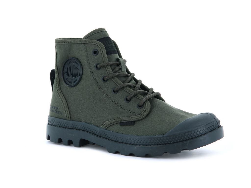 Kozaki Palladium Pampa Hi Htg Supply Dziecięce Oliwkowe | QCP865042