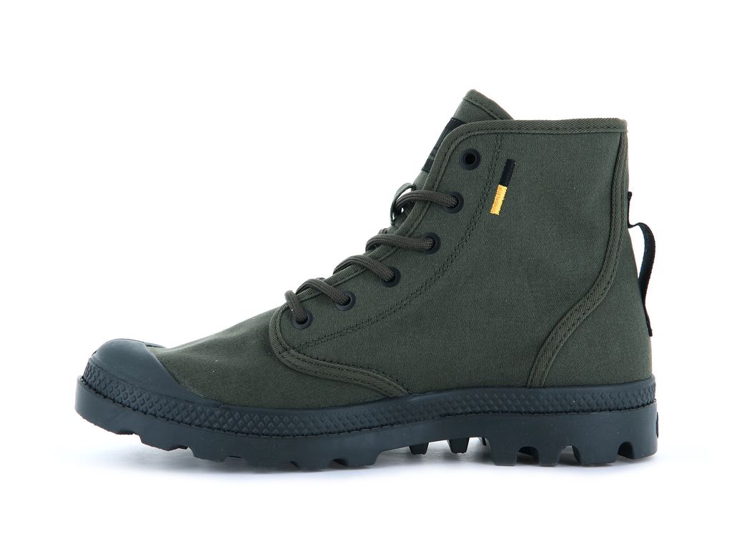 Kozaki Palladium Pampa Hi Htg Supply Dziecięce Oliwkowe | QCP865042