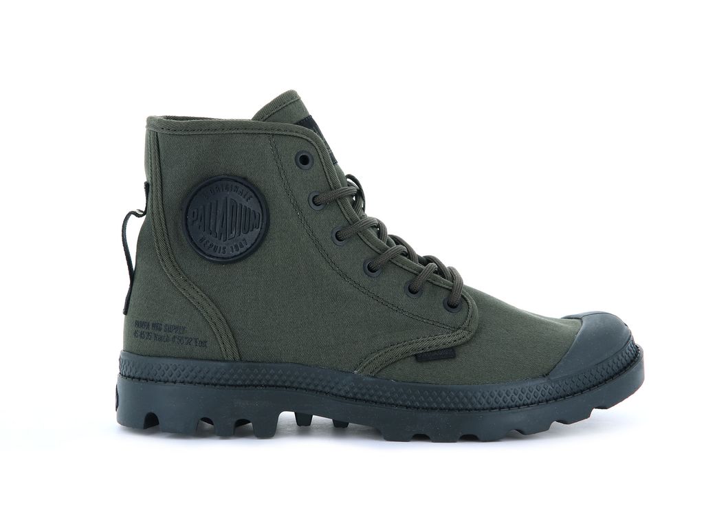 Kozaki Palladium Pampa Hi Htg Supply Dziecięce Oliwkowe | QCP865042