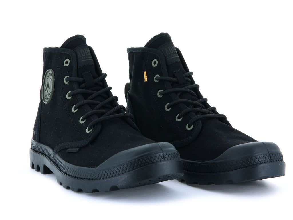 Kozaki Palladium Pampa Hi Htg Supply Dziecięce Czarne Czarne | UIQ702981