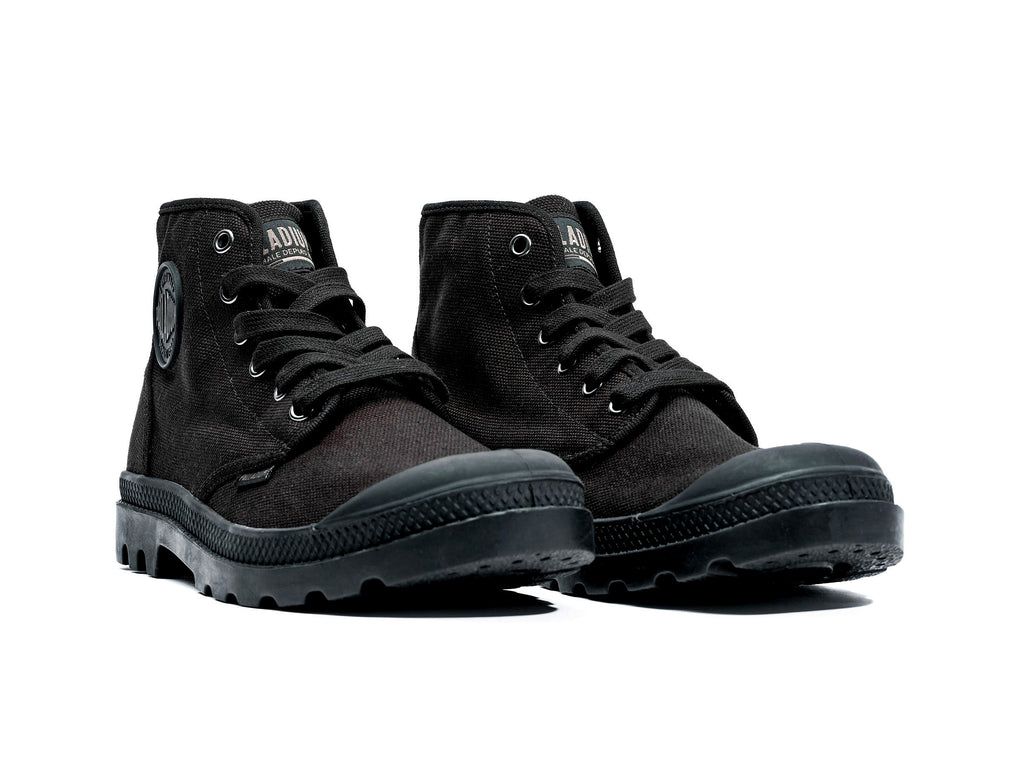 Kozaki Palladium Pampa Hi Męskie Czarne Czarne | OTC625947