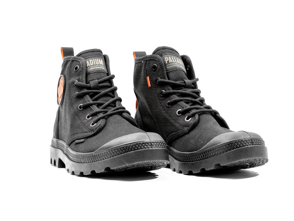 Kozaki Palladium Pampa Hi Supply Rs Dziecięce Czarne | UWQ835170