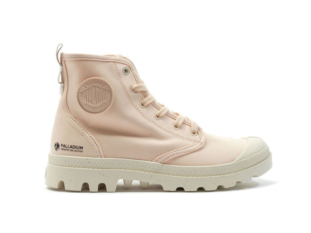 Kozaki Palladium Pampa Hi Zip Organic Damskie Peaskin | JRI921863