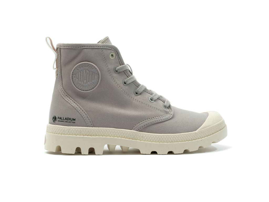 Kozaki Palladium Pampa Hi Zip Organic Damskie Szare | FWI751386