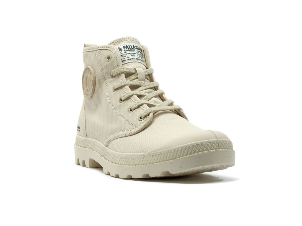 Kozaki Palladium Pampa Hi Zip Organic Damskie Sahara | EVR017236