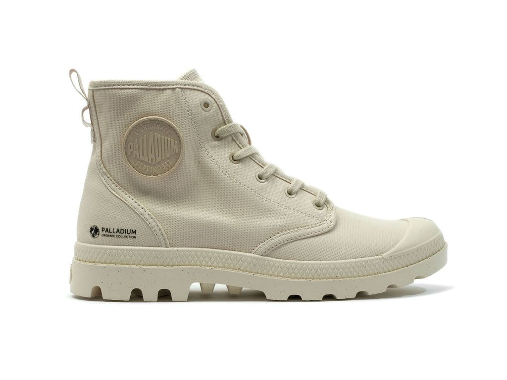 Kozaki Palladium Pampa Hi Zip Organic Damskie Sahara | EVR017236