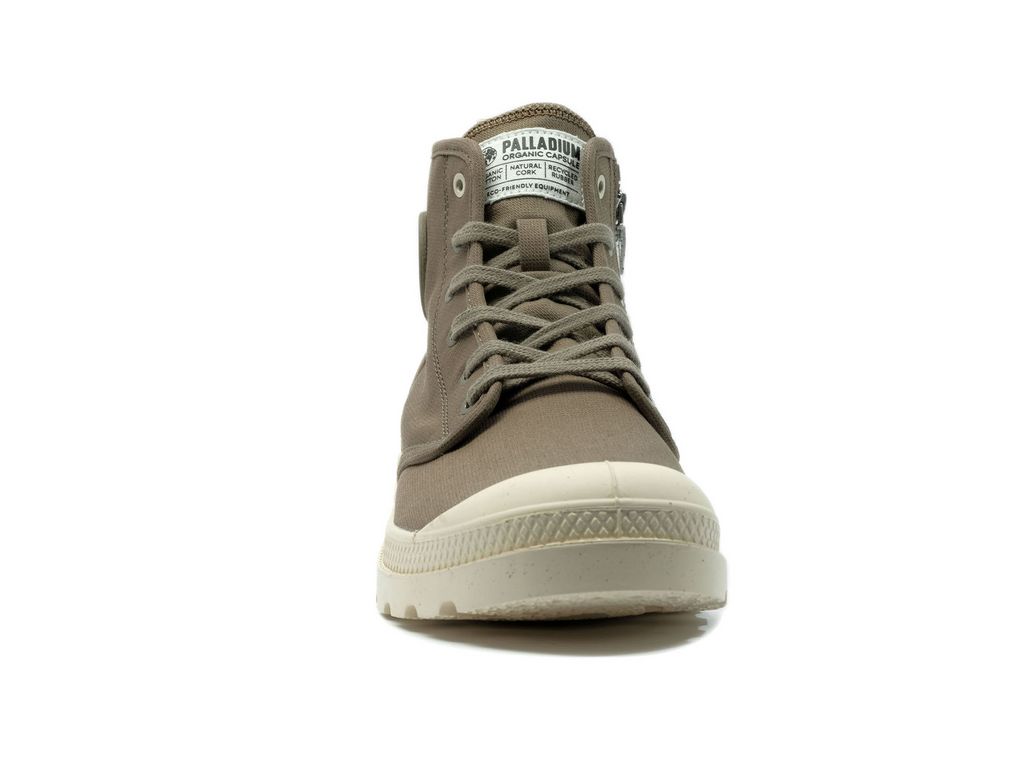 Kozaki Palladium Pampa Hi Zip Organic Damskie Zielone | CEH023146