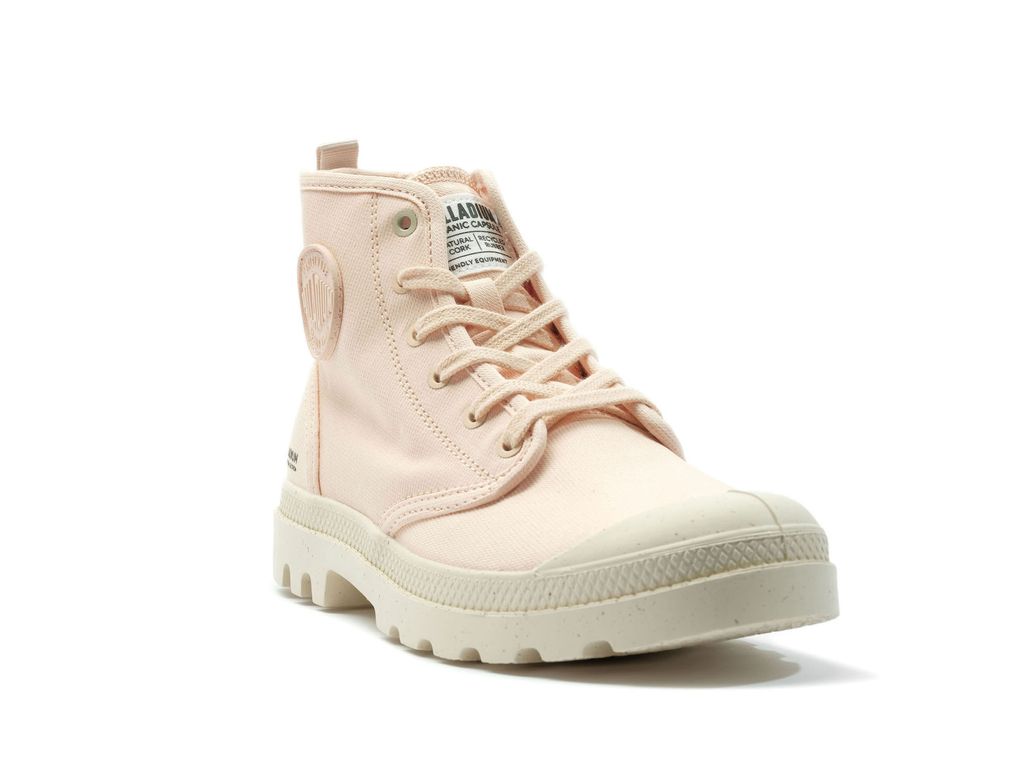 Kozaki Palladium Pampa Hi Zip Organic Dziecięce Peaskin | SIP896702