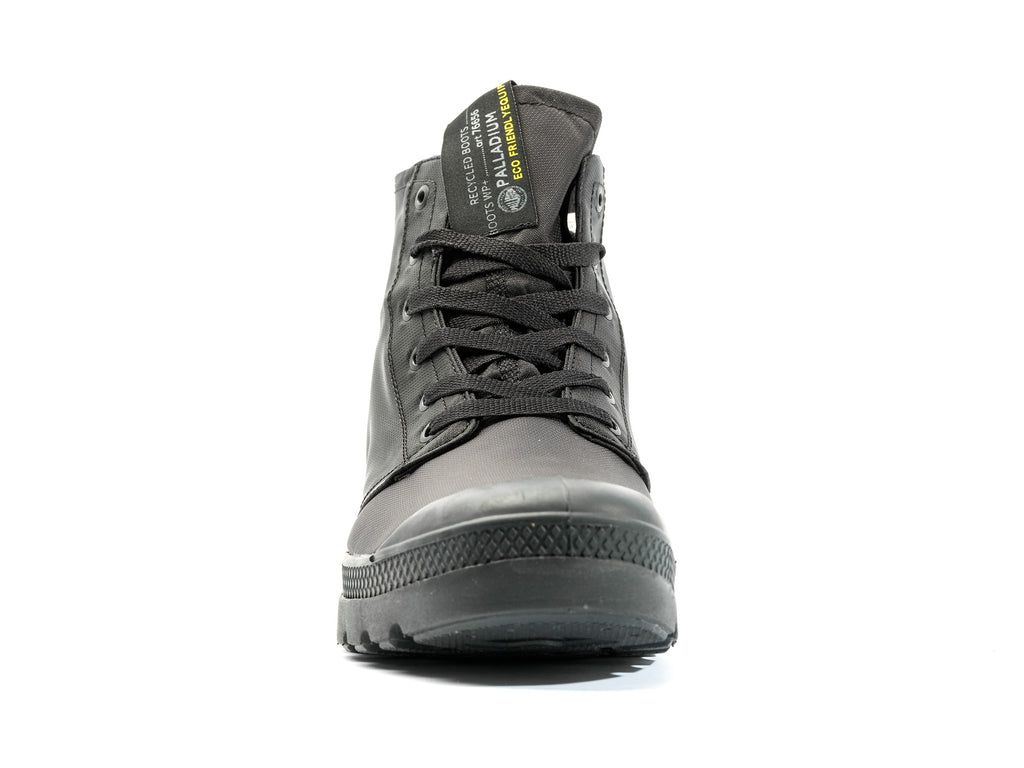 Kozaki Palladium Pampa Lite+ Recycle Wp+ Dziecięce Czarne Czarne | QVD536279