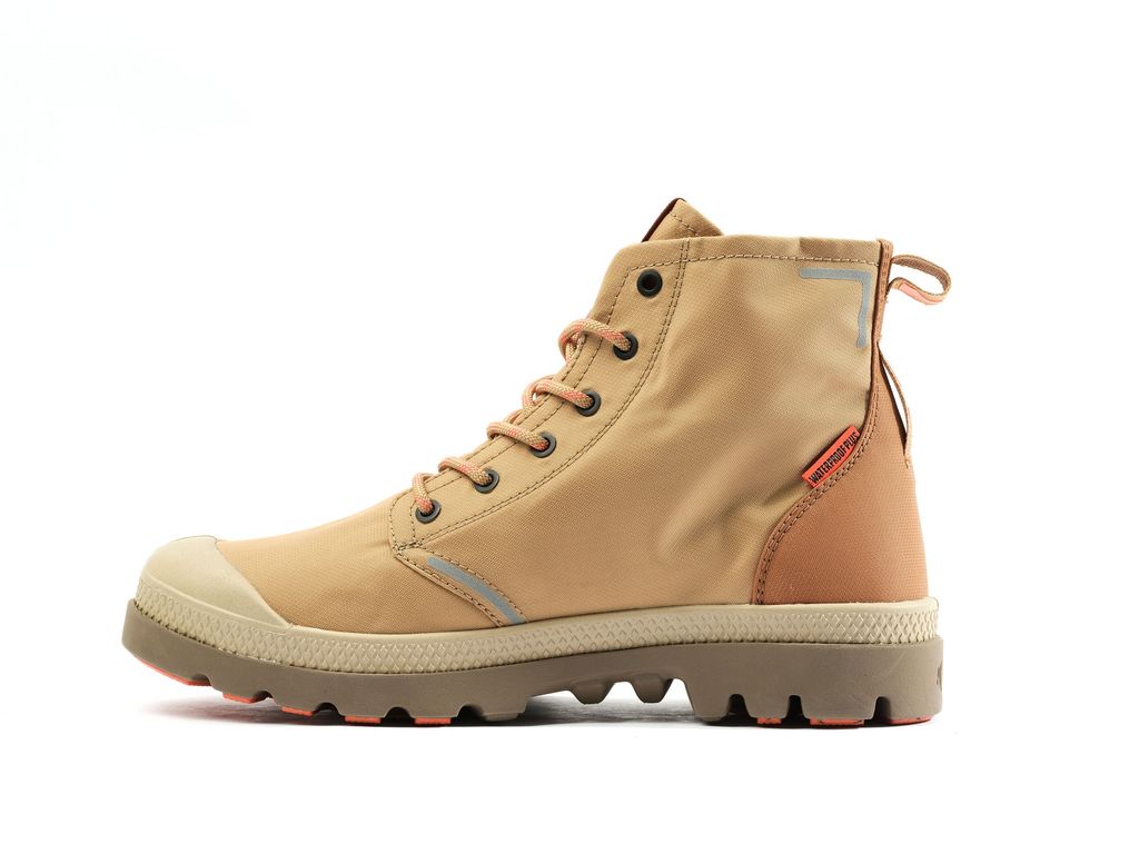 Kozaki Palladium Pampa Lite+ Recycle Wp+ Dziecięce Caramel/Cinammon | HUG615274