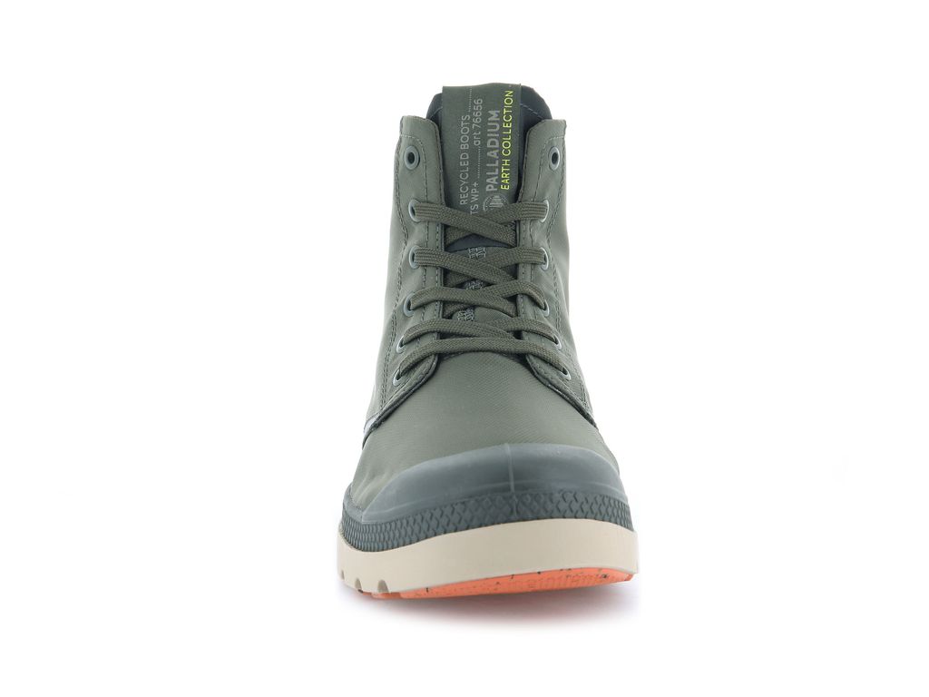 Kozaki Palladium Pampa Lite+ Recycle Wp+ Dziecięce Oliwkowe Oliwkowe | CYP457192