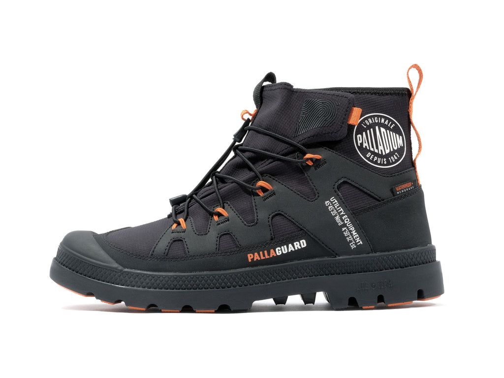 Kozaki Palladium Pampa Lite+ Xplor Wp+ Dziecięce Czarne | TVO645729