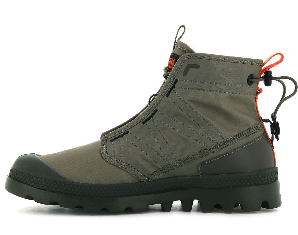 Kozaki Palladium Pampa Travel Lite Damskie Zielone | LNX628950