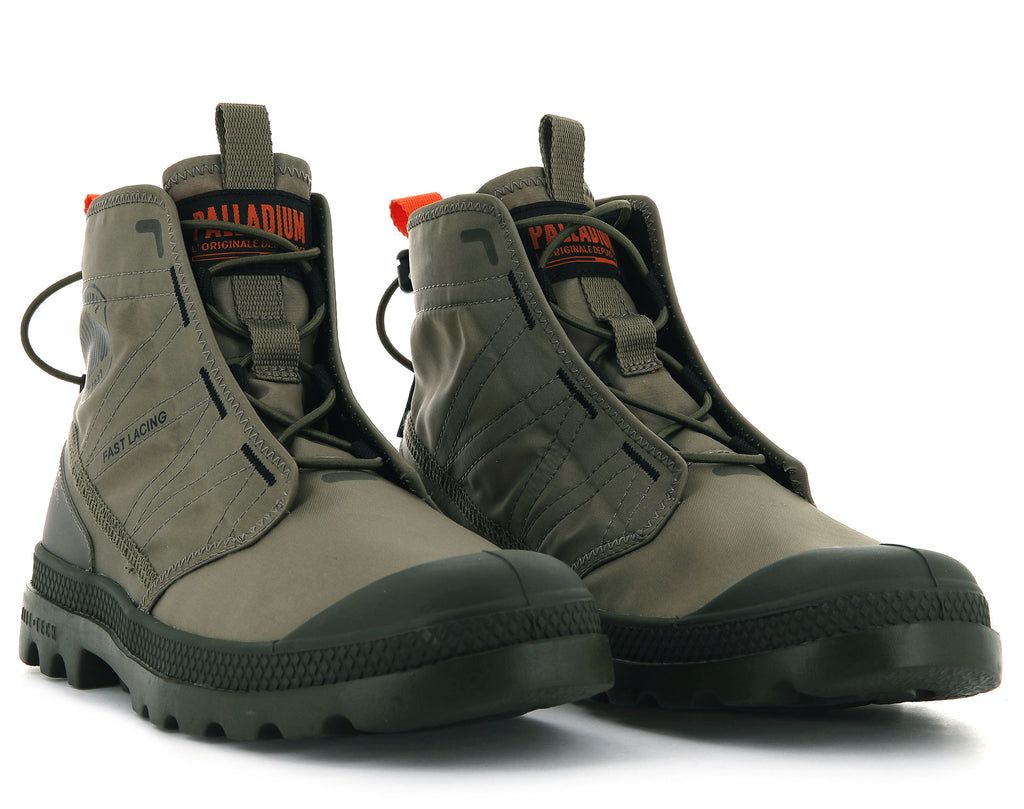 Kozaki Palladium Pampa Travel Lite Męskie Zielone | WXH971820