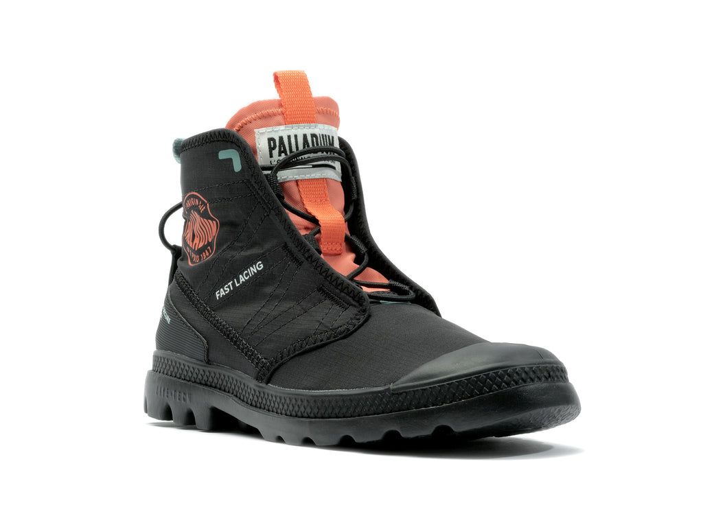 Kozaki Palladium Pampa Travel Lite Rs Damskie Czarne | FDM659310