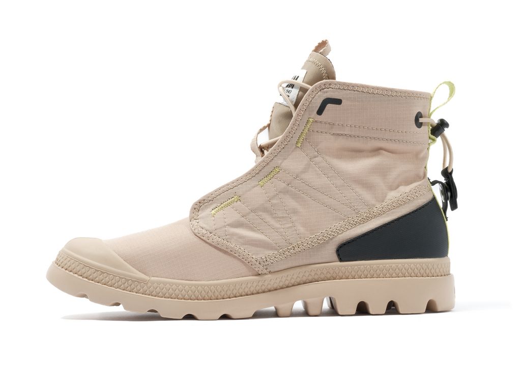 Kozaki Palladium Pampa Travel Lite Rs Dziecięce Desert | JFO764539