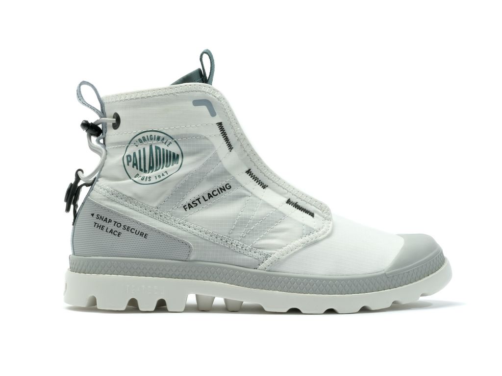 Kozaki Palladium Pampa Travel Lite Rs Dziecięce Białe | IQL730851