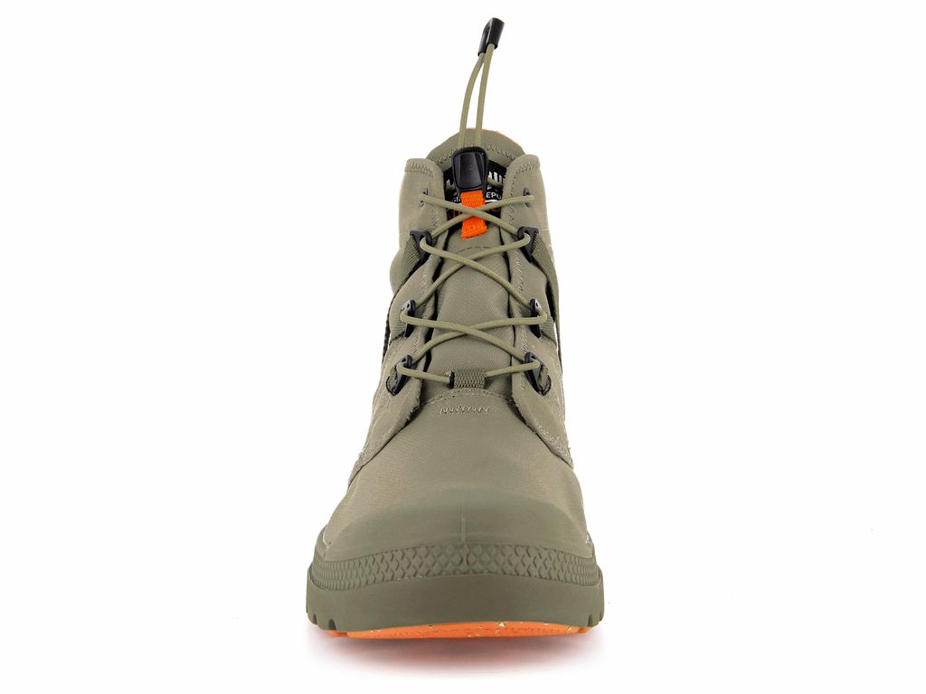 Kozaki Palladium Pampa Travel Lite+ Waterproof Męskie Dune | KHP284379