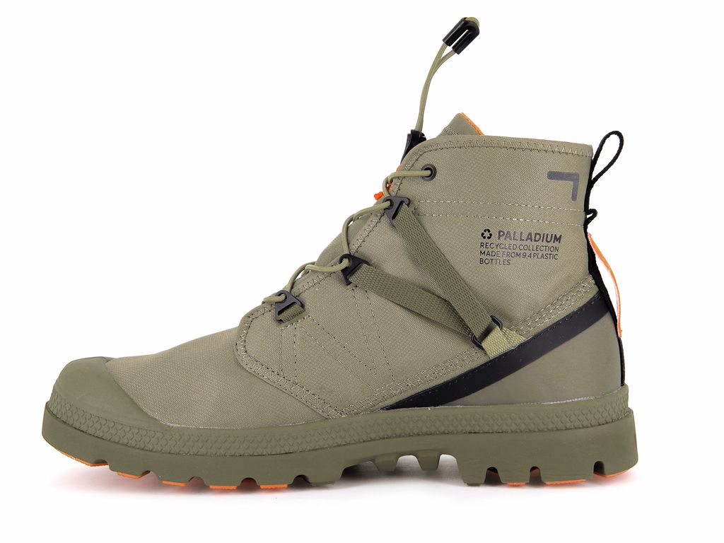 Kozaki Palladium Pampa Travel Lite+ Waterproof Męskie Dune | KHP284379