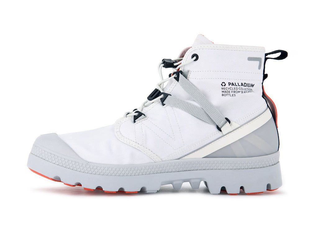 Kozaki Palladium Pampa Travel Lite+ Waterproof Damskie Białe | GCB234759