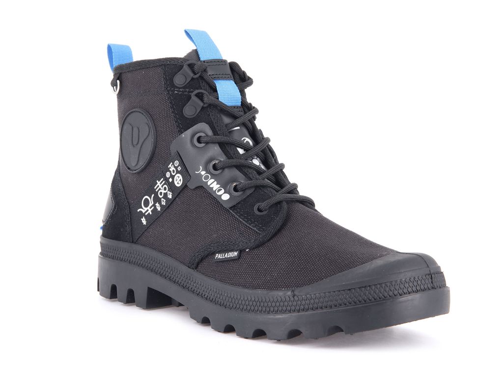 Kozaki Palladium Pampa X Destiny Dziecięce Czarne | GTY829403