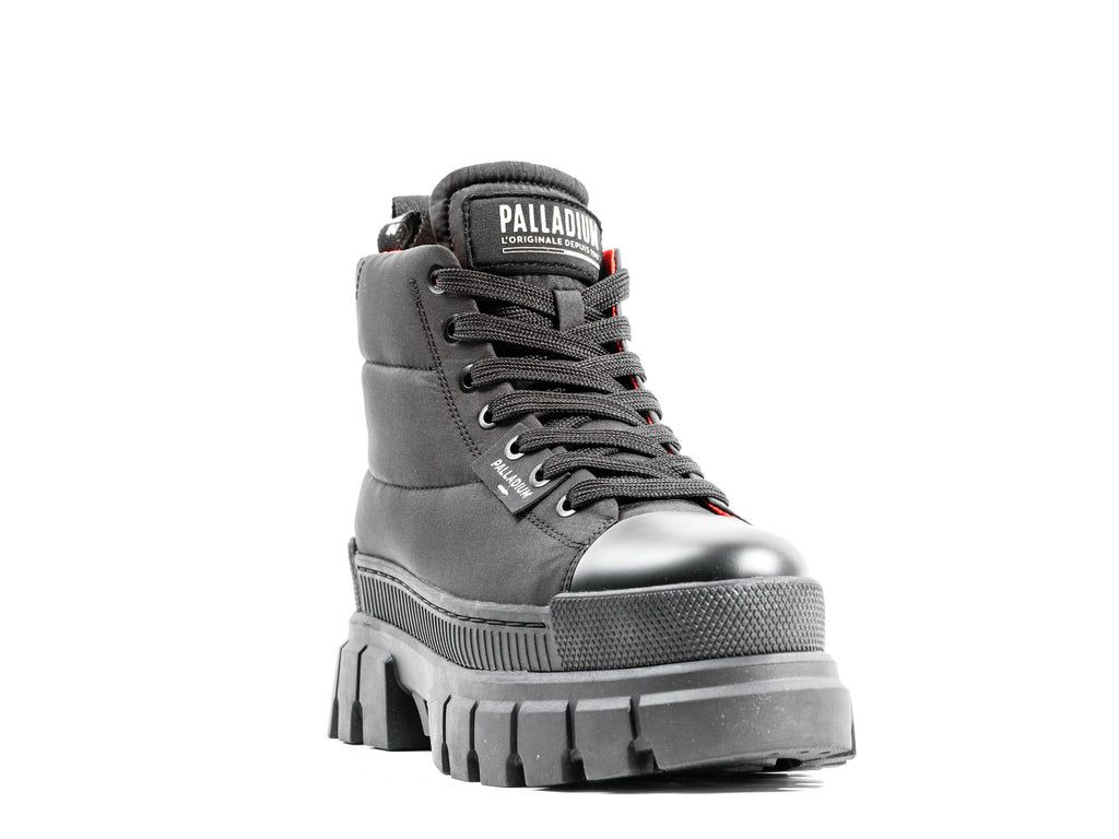 Kozaki Palladium Revolt Boot Overcush Damskie Czarne Czarne | MTO385671