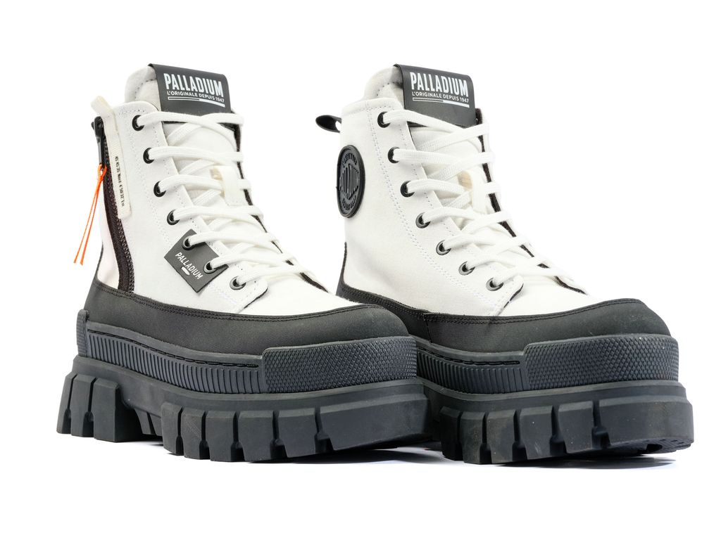 Kozaki Palladium Revolt Boot Zip Tx Damskie Białe | YPX152098