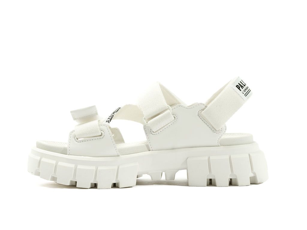 Sandały Palladium Revolt Sandal Mono Damskie Białe | OXI274601