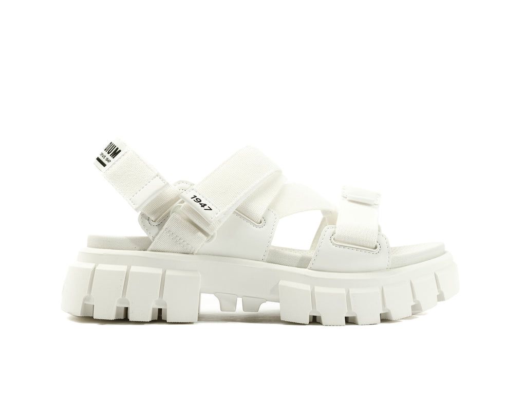 Sandały Palladium Revolt Sandal Mono Damskie Białe | OXI274601