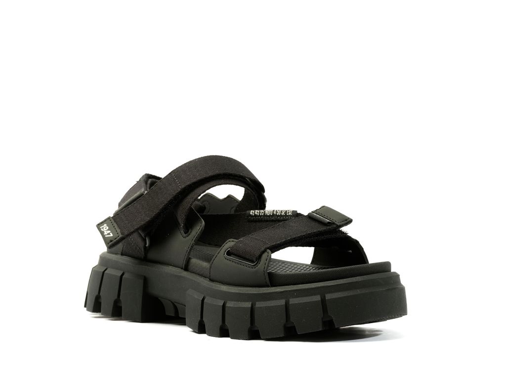 Sandały Palladium Revolt Sandal Mono Damskie Czarne | NEL439867