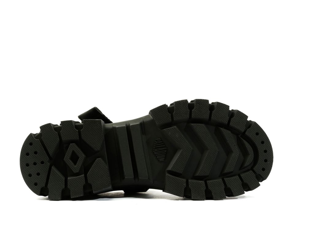 Sandały Palladium Revolt Sandal Mono Damskie Czarne | NEL439867