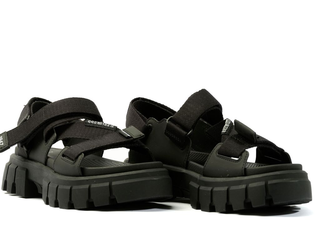 Sandały Palladium Revolt Sandal Mono Damskie Czarne | NEL439867