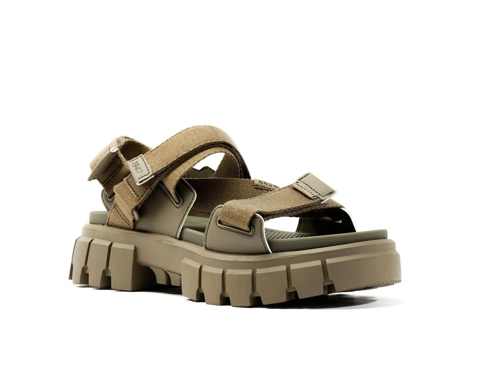 Sandały Palladium Revolt Sandal Mono Damskie Zielone | ZMI831629