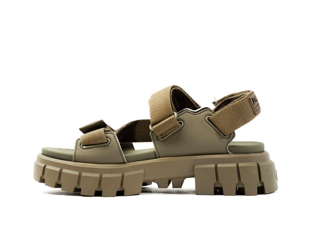 Sandały Palladium Revolt Sandal Mono Damskie Zielone | ZMI831629