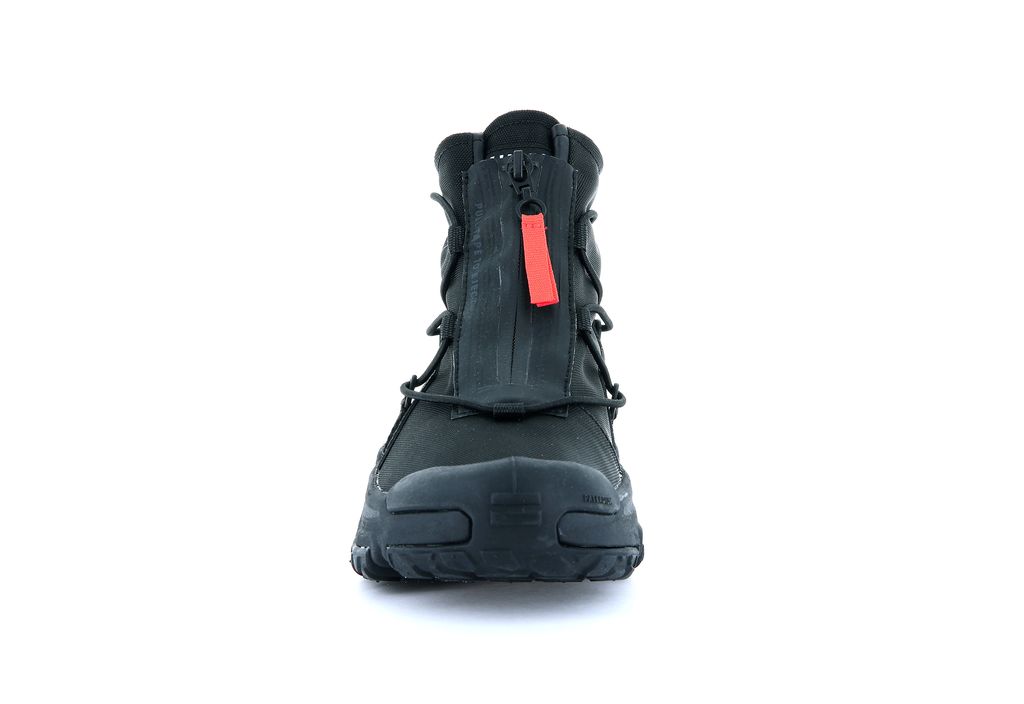 Trampki Palladium Off-grid Hi Zip Waterproof + Dziecięce Czarne Czarne | GAW612983