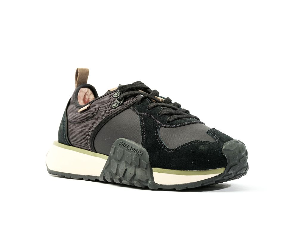 Trampki Palladium Troop Runner Dziecięce Czarne Czarne | GTN047352