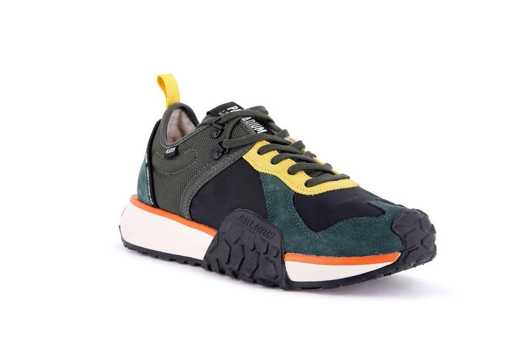 Trampki Palladium Troop Runner Dziecięce Czarne | EXI687450