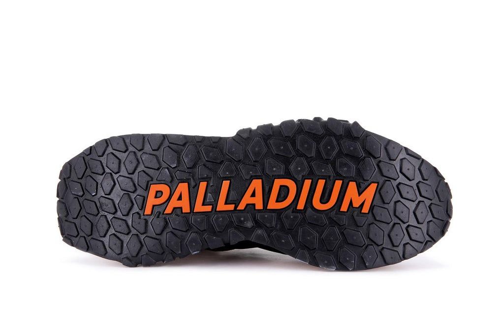 Trampki Palladium Troop Runner Dziecięce Czarne | EXI687450